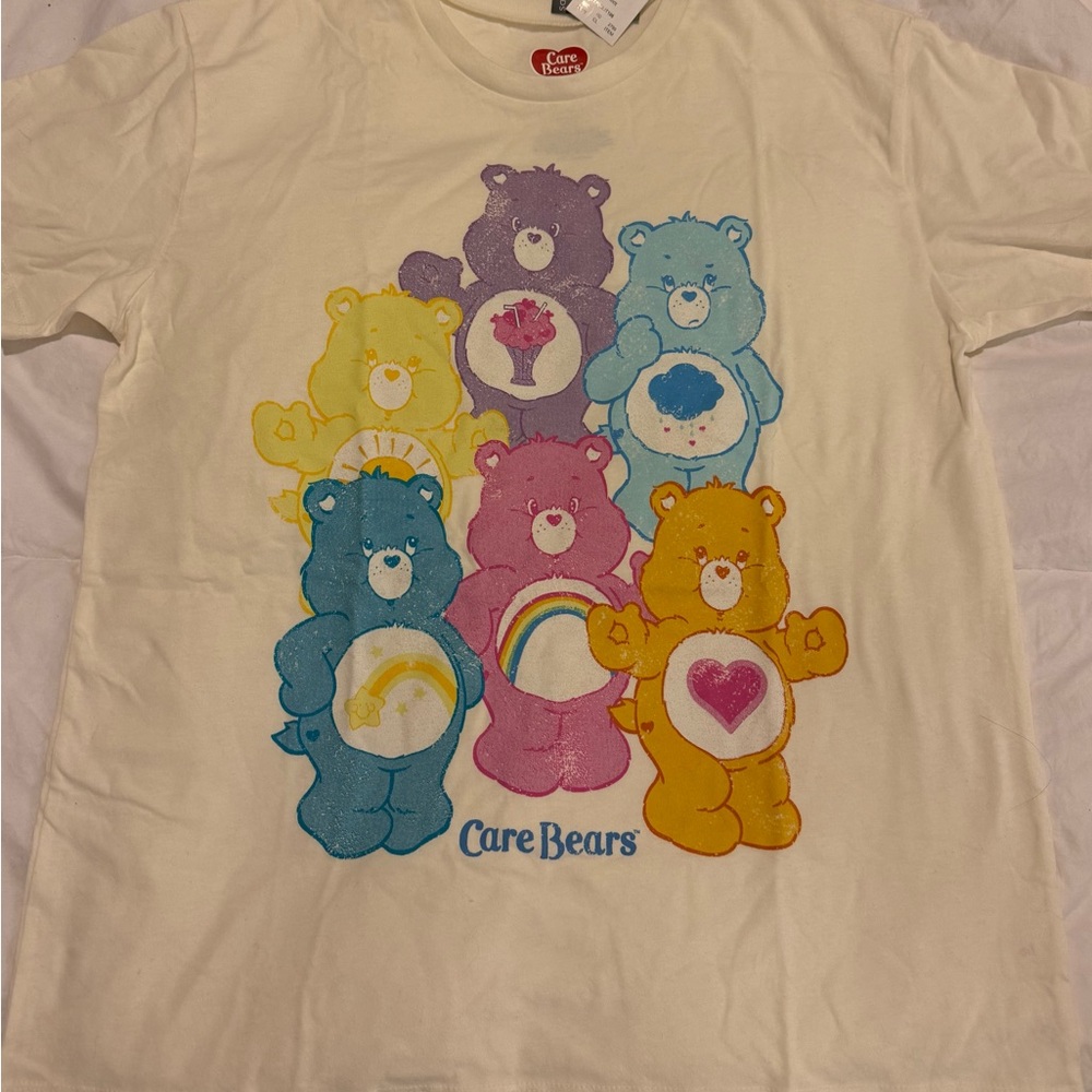 Grayson Threads Cream Care Bears Tee Size L